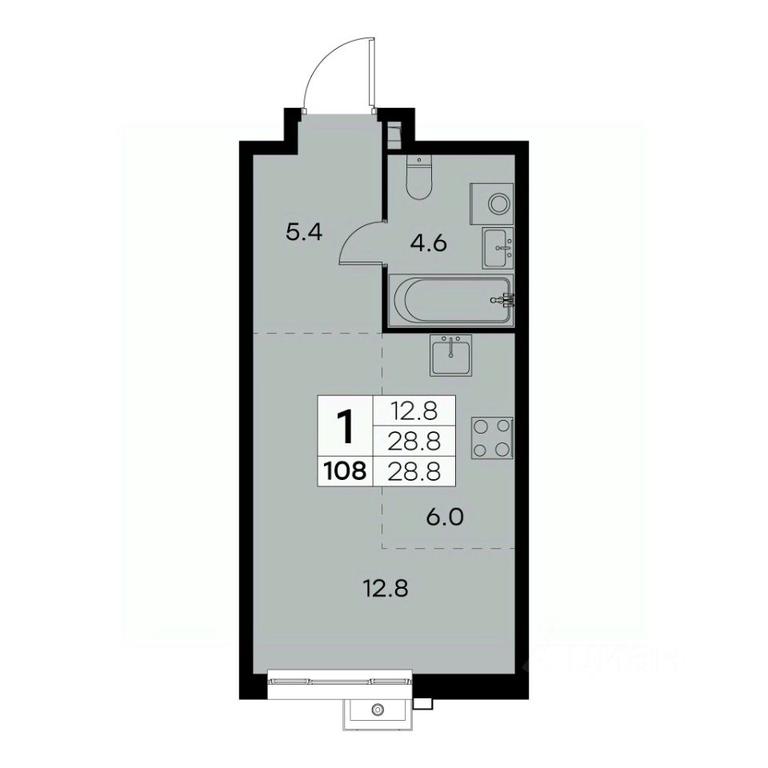Apartment Sale, 28.8 sq. m. at Kurkino 15, Kurkinskoye Highway, 15, Moscow, Russia #2 Apartment Sale, 28.8 sq. m. at Kurkino 15, Kurkinskoye Highway, 15, Moscow, Russia #2
