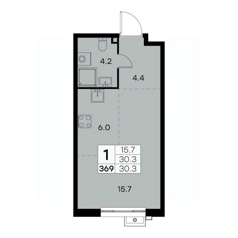 Apartment Sale, 30.3 sq. m. at Kurkino 15, Kurkinskoye Highway, 15, Moscow, Russia #2 Apartment Sale, 30.3 sq. m. at Kurkino 15, Kurkinskoye Highway, 15, Moscow, Russia #2