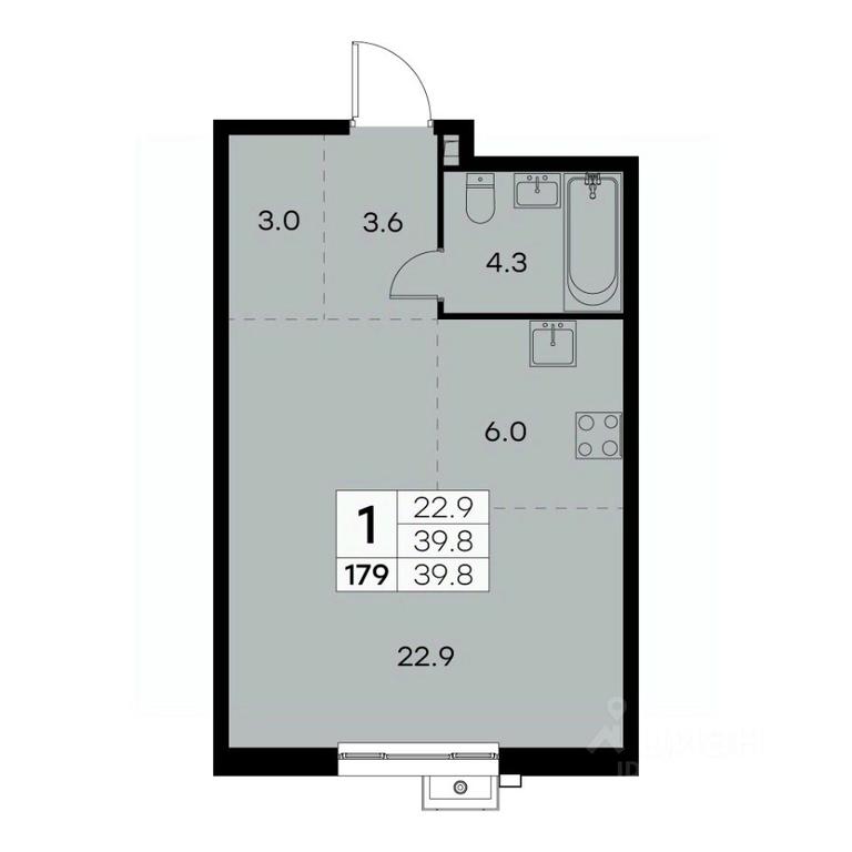 Apartment Sale, 39.8平方米 at Kurkino 15, Kurkinskoye Highway, 15, Moscow, Russia #1 Apartment Sale, 39.8平方米 at Kurkino 15, Kurkinskoye Highway, 15, Moscow, Russia #1
