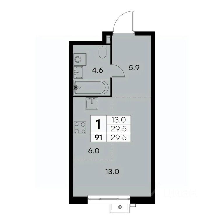 Apartment Sale, 29.5 sq. m. at Kurkino 15, Kurkinskoye Highway, 15, Moscow, Russia #2 Apartment Sale, 29.5 sq. m. at Kurkino 15, Kurkinskoye Highway, 15, Moscow, Russia #2