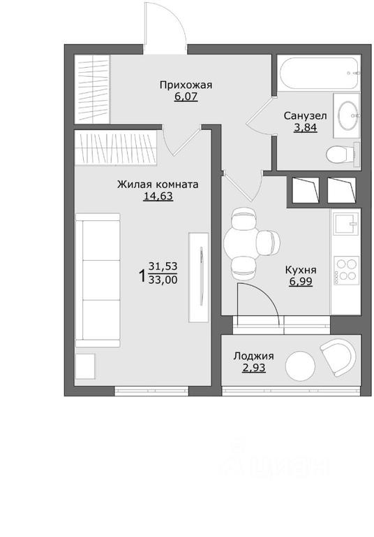 Apartment Sale, 33平方米 at Klever, Gorzhovitskaya ulitsa, Khotkovo, Sergiyevo-Posadskiy Urban District, Moscow Region, Russia #1 Apartment Sale, 33平方米 at Klever, Gorzhovitskaya ulitsa, Khotkovo, Sergiyevo-Posadskiy Urban District, Moscow Region, Russia #1