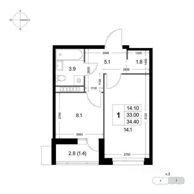Apartment Sale, 34.4 sq. m. at Legenda Korenyovo, ulitsa Lorkha, dachny posyolok Kraskovo, Lubertsy City District, Moscow Region, Russia #1 Apartment Sale, 34.4 sq. m. at Legenda Korenyovo, ulitsa Lorkha, dachny posyolok Kraskovo, Lubertsy City District, Moscow Region, Russia #1