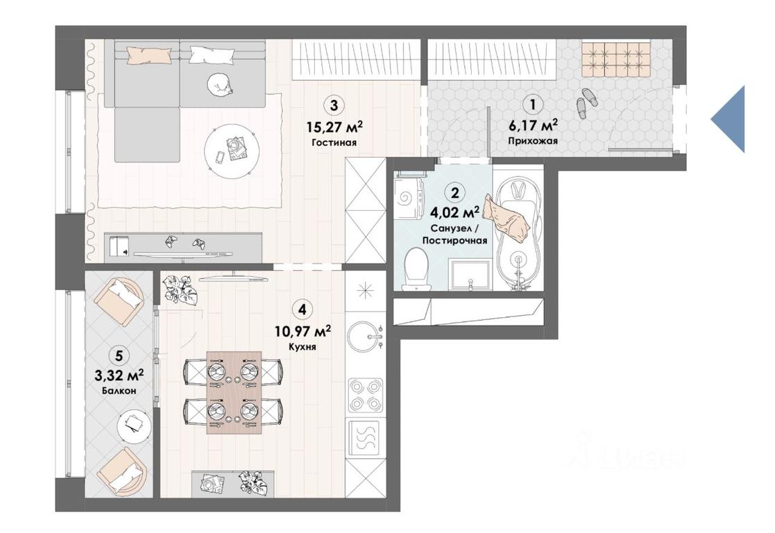 Apartment Sale, 39.75 sq. m. at Triumf, Nadsonovskaya ulitsa, Pushkino, Moscow Region, Russia #1 Apartment Sale, 39.75 sq. m. at Triumf, Nadsonovskaya ulitsa, Pushkino, Moscow Region, Russia #1
