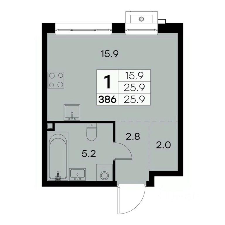Apartment Sale, 25.9 sq. m. at Kurkino 15, Kurkinskoye Highway, 15, Moscow, Russia #1 Apartment Sale, 25.9 sq. m. at Kurkino 15, Kurkinskoye Highway, 15, Moscow, Russia #1