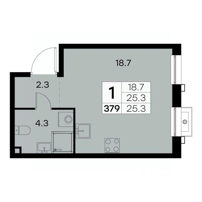 Apartment Sale, 25.3 sq. m. at Kurkino 15, Kurkinskoye Highway, 15, Moscow, Russia #1 Apartment Sale, 25.3 sq. m. at Kurkino 15, Kurkinskoye Highway, 15, Moscow, Russia #1