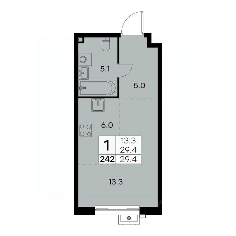 Apartment Sale, 29.4 sq. m. at Kurkino 15, Kurkinskoye Highway, 15, Moscow, Russia #2 Apartment Sale, 29.4 sq. m. at Kurkino 15, Kurkinskoye Highway, 15, Moscow, Russia #2