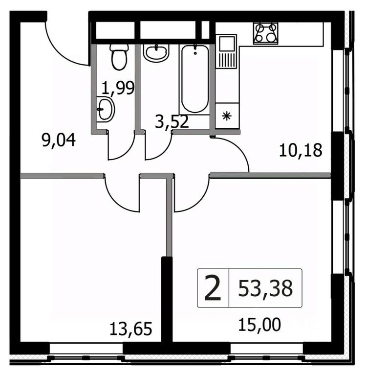 1-BD Apartment Sale, 53.38 sq. m. at Gorodskie istorii (Rasskazovka), Anny Akhmatovoy Street, Vnukovskoye Settlement, Moscow, Russia #1 1-BD Apartment Sale, 53.38 sq. m. at Gorodskie istorii (Rasskazovka), Anny Akhmatovoy Street, Vnukovskoye Settlement, Moscow, Russia #1