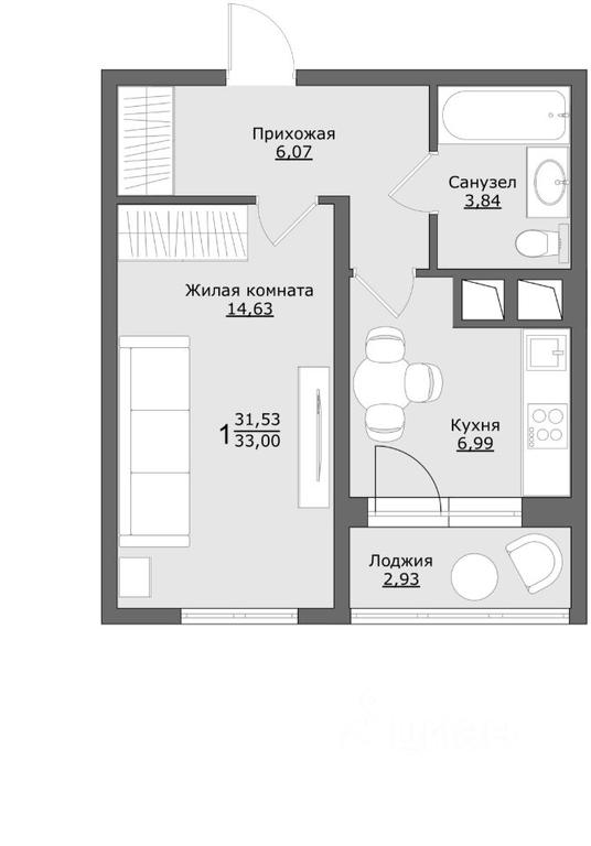 Apartment Sale, 33平方米 at Klever, Gorzhovitskaya ulitsa, Khotkovo, Sergiyevo-Posadskiy Urban District, Moscow Region, Russia #1 Apartment Sale, 33平方米 at Klever, Gorzhovitskaya ulitsa, Khotkovo, Sergiyevo-Posadskiy Urban District, Moscow Region, Russia #1