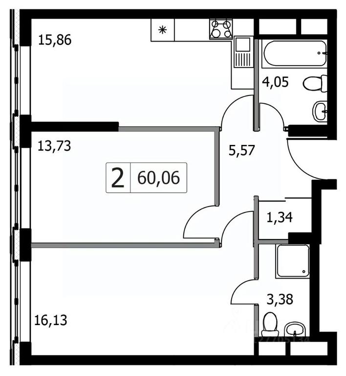 1-BD Apartment Sale, 60.06 sq. m. at Gorodskie istorii (Rasskazovka), Anny Akhmatovoy Street, Vnukovskoye Settlement, Moscow, Russia #1 1-BD Apartment Sale, 60.06 sq. m. at Gorodskie istorii (Rasskazovka), Anny Akhmatovoy Street, Vnukovskoye Settlement, Moscow, Russia #1