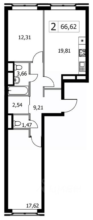 1-BD Apartment Sale, 66.62 sq. m. at Gorodskie istorii (Rasskazovka), Anny Akhmatovoy Street, Vnukovskoye Settlement, Moscow, Russia #1 1-BD Apartment Sale, 66.62 sq. m. at Gorodskie istorii (Rasskazovka), Anny Akhmatovoy Street, Vnukovskoye Settlement, Moscow, Russia #1
