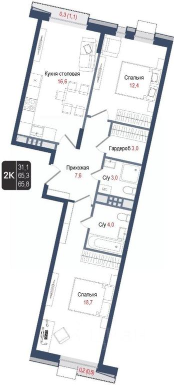 1-BD Apartment Sale, 65.3平方米 at KINOKVARTAL, Solnechnaya Street, Pervomayskiy Microdistrict, Korolyov, Moscow Region, Russia #1 1-BD Apartment Sale, 65.3平方米 at KINOKVARTAL, Solnechnaya Street, Pervomayskiy Microdistrict, Korolyov, Moscow Region, Russia #1