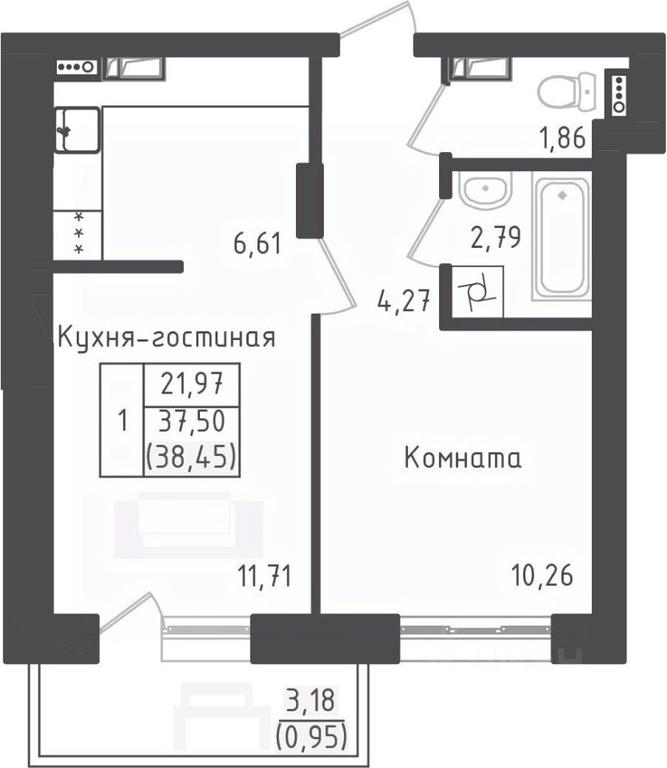 Apartment Sale, 38.45 sq. m. at Zeleny Oazis-Gorod, derevnya Rybaki, Dmitrovskiy Urban District, Moscow Region, Russia #1 Apartment Sale, 38.45 sq. m. at Zeleny Oazis-Gorod, derevnya Rybaki, Dmitrovskiy Urban District, Moscow Region, Russia #1