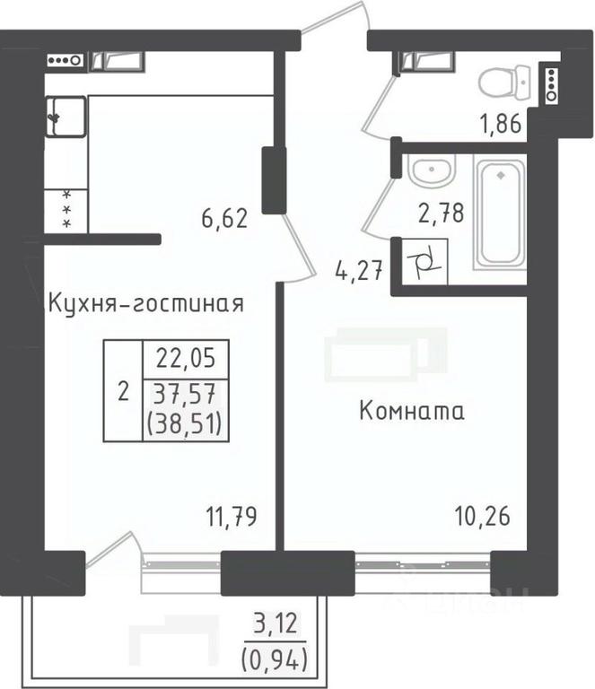 Apartment Sale, 38.51 sq. m. at Zeleny Oazis-Gorod, derevnya Rybaki, Dmitrovskiy Urban District, Moscow Region, Russia #1 Apartment Sale, 38.51 sq. m. at Zeleny Oazis-Gorod, derevnya Rybaki, Dmitrovskiy Urban District, Moscow Region, Russia #1