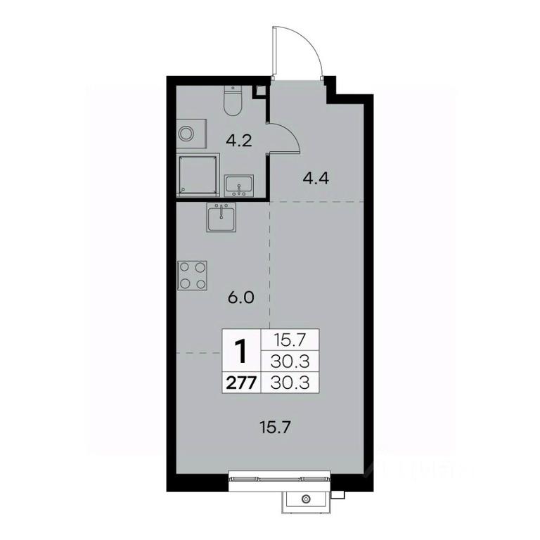 Apartment Sale, 30.3 sq. m. at Kurkino 15, Kurkinskoye Highway, 15, Moscow, Russia #1 Apartment Sale, 30.3 sq. m. at Kurkino 15, Kurkinskoye Highway, 15, Moscow, Russia #1