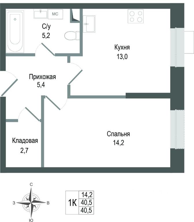 Apartment Sale, 40.5平方米 at KINOKVARTAL, Solnechnaya Street, Pervomayskiy Microdistrict, Korolyov, Moscow Region, Russia #1 Apartment Sale, 40.5平方米 at KINOKVARTAL, Solnechnaya Street, Pervomayskiy Microdistrict, Korolyov, Moscow Region, Russia #1