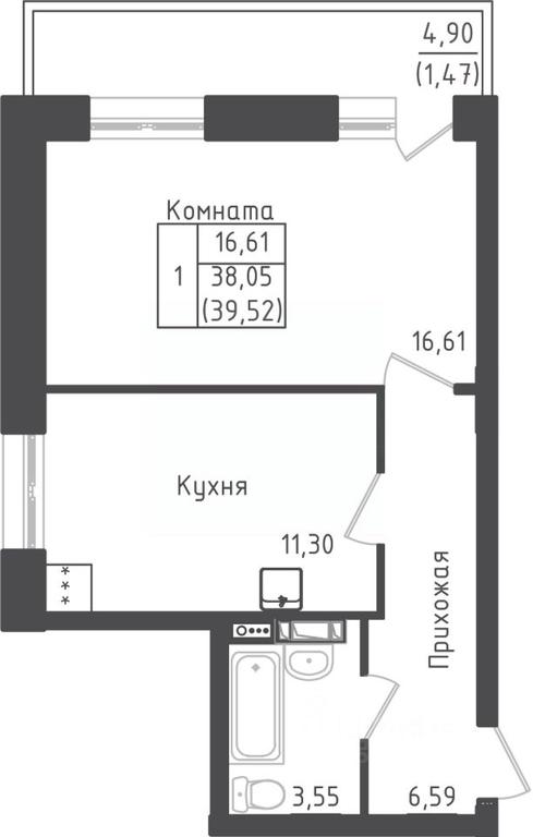 Apartment Sale, 39.52平方米 at Zeleny Oazis-Gorod, derevnya Rybaki, Dmitrovskiy Urban District, Moscow Region, Russia #1 Apartment Sale, 39.52平方米 at Zeleny Oazis-Gorod, derevnya Rybaki, Dmitrovskiy Urban District, Moscow Region, Russia #1