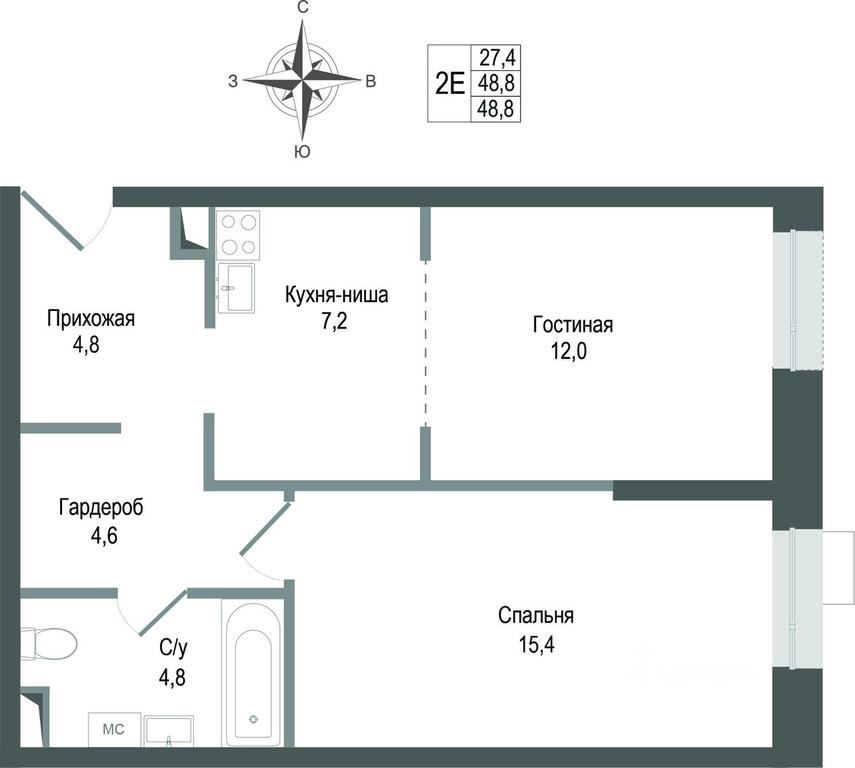 1-BD Apartment Sale, 48.8平方米 at KINOKVARTAL, Solnechnaya Street, Pervomayskiy Microdistrict, Korolyov, Moscow Region, Russia #1 1-BD Apartment Sale, 48.8平方米 at KINOKVARTAL, Solnechnaya Street, Pervomayskiy Microdistrict, Korolyov, Moscow Region, Russia #1