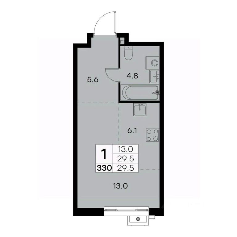 Apartment Sale, 29.5 sq. m. at Kurkino 15, Kurkinskoye Highway, 15, Moscow, Russia #2 Apartment Sale, 29.5 sq. m. at Kurkino 15, Kurkinskoye Highway, 15, Moscow, Russia #2