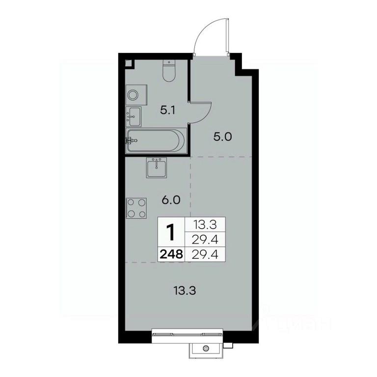 Apartment Sale, 29.4 sq. m. at Kurkino 15, Kurkinskoye Highway, 15, Moscow, Russia #2 Apartment Sale, 29.4 sq. m. at Kurkino 15, Kurkinskoye Highway, 15, Moscow, Russia #2