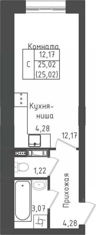 Apartment Sale, 25.02平方米 at Zeleny Oazis-Gorod, derevnya Rybaki, Dmitrovskiy Urban District, Moscow Region, Russia #1 Apartment Sale, 25.02平方米 at Zeleny Oazis-Gorod, derevnya Rybaki, Dmitrovskiy Urban District, Moscow Region, Russia #1