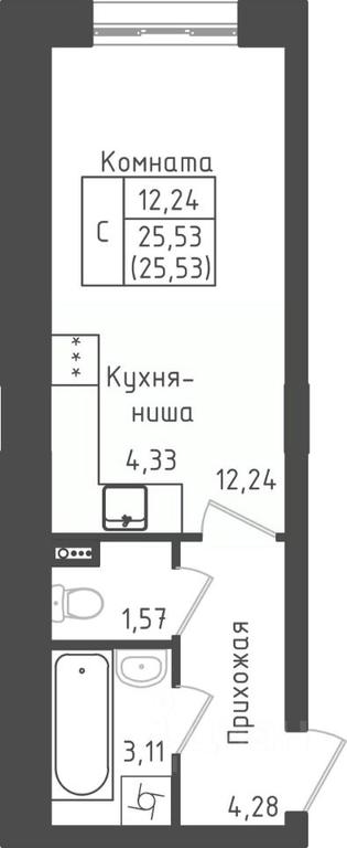 Apartment Sale, 25.53 sq. m. at Zeleny Oazis-Gorod, derevnya Rybaki, Dmitrovskiy Urban District, Moscow Region, Russia #1 Apartment Sale, 25.53 sq. m. at Zeleny Oazis-Gorod, derevnya Rybaki, Dmitrovskiy Urban District, Moscow Region, Russia #1