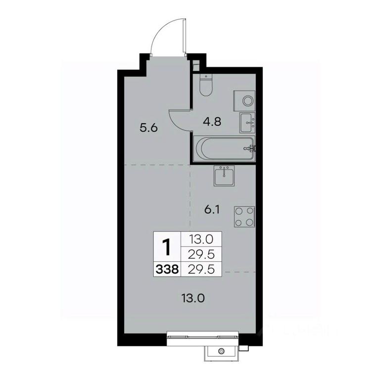 Apartment Sale, 29.5 sq. m. at Kurkino 15, Kurkinskoye Highway, 15, Moscow, Russia #2 Apartment Sale, 29.5 sq. m. at Kurkino 15, Kurkinskoye Highway, 15, Moscow, Russia #2