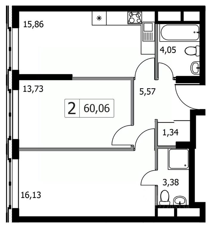 1-BD Apartment Sale, 60.06 sq. m. at Gorodskie istorii (Rasskazovka), Anny Akhmatovoy Street, Vnukovskoye Settlement, Moscow, Russia #1 1-BD Apartment Sale, 60.06 sq. m. at Gorodskie istorii (Rasskazovka), Anny Akhmatovoy Street, Vnukovskoye Settlement, Moscow, Russia #1