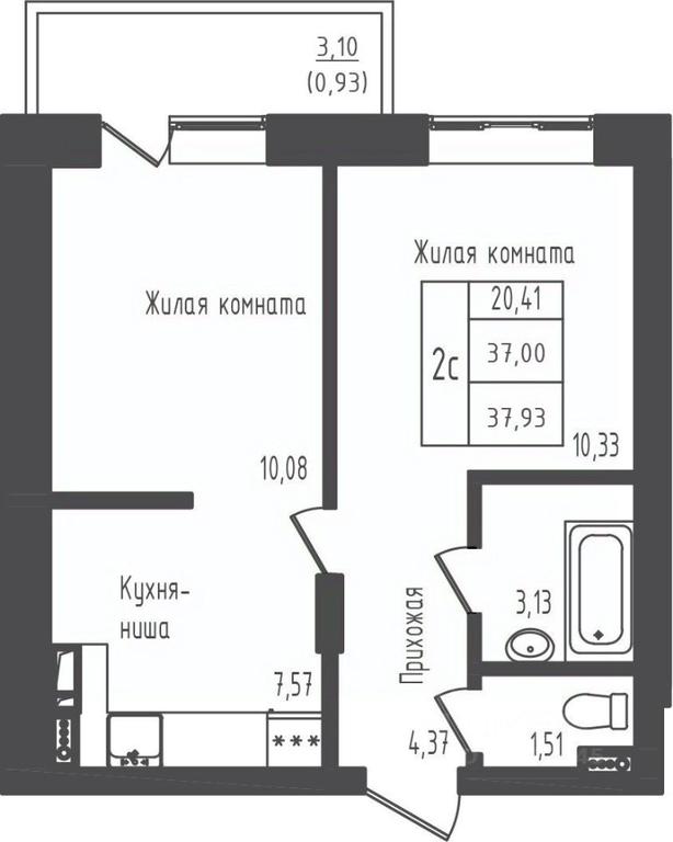 Apartment Sale, 37.93 sq. m. at Zeleny Oazis-Gorod, derevnya Rybaki, Dmitrovskiy Urban District, Moscow Region, Russia #1 Apartment Sale, 37.93 sq. m. at Zeleny Oazis-Gorod, derevnya Rybaki, Dmitrovskiy Urban District, Moscow Region, Russia #1