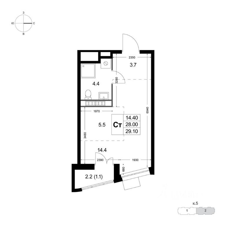 Apartment Sale, 29.1 sq. m. at Legenda Korenyovo, ulitsa Lorkha, dachny posyolok Kraskovo, Lubertsy City District, Moscow Region, Russia #1 Apartment Sale, 29.1 sq. m. at Legenda Korenyovo, ulitsa Lorkha, dachny posyolok Kraskovo, Lubertsy City District, Moscow Region, Russia #1
