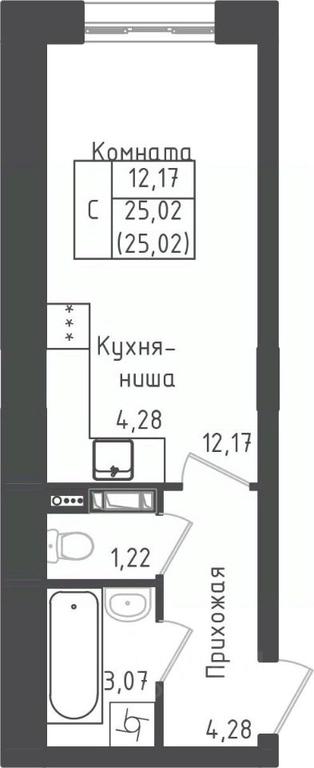 Apartment Sale, 25.02平方米 at Zeleny Oazis-Gorod, derevnya Rybaki, Dmitrovskiy Urban District, Moscow Region, Russia #1 Apartment Sale, 25.02平方米 at Zeleny Oazis-Gorod, derevnya Rybaki, Dmitrovskiy Urban District, Moscow Region, Russia #1