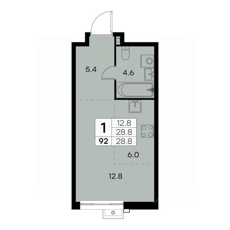Apartment Sale, 28.8 sq. m. at Kurkino 15, Kurkinskoye Highway, 15, Moscow, Russia #2 Apartment Sale, 28.8 sq. m. at Kurkino 15, Kurkinskoye Highway, 15, Moscow, Russia #2