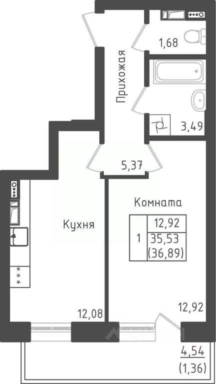 Apartment Sale, 36.89平方米 at Zeleny Oazis-Gorod, derevnya Rybaki, Dmitrovskiy Urban District, Moscow Region, Russia #1 Apartment Sale, 36.89平方米 at Zeleny Oazis-Gorod, derevnya Rybaki, Dmitrovskiy Urban District, Moscow Region, Russia #1