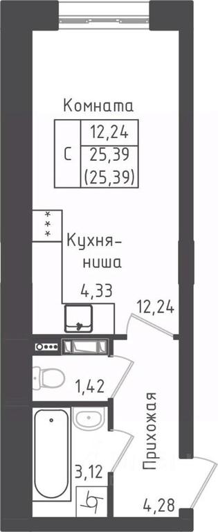 Apartment Sale, 25.39平方米 at Zeleny Oazis-Gorod, derevnya Rybaki, Dmitrovskiy Urban District, Moscow Region, Russia #1 Apartment Sale, 25.39平方米 at Zeleny Oazis-Gorod, derevnya Rybaki, Dmitrovskiy Urban District, Moscow Region, Russia #1