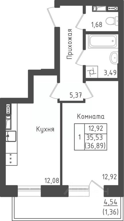 Apartment Sale, 36.89 sq. m. at Zeleny Oazis-Gorod, derevnya Rybaki, Dmitrovskiy Urban District, Moscow Region, Russia #1 Apartment Sale, 36.89 sq. m. at Zeleny Oazis-Gorod, derevnya Rybaki, Dmitrovskiy Urban District, Moscow Region, Russia #1