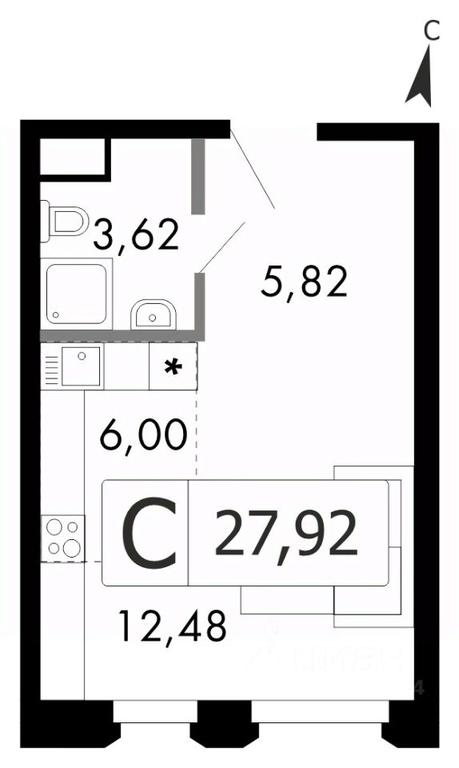 Apartment Sale, 26.9平方米 at Gorodskie istorii (Rasskazovka), Anny Akhmatovoy Street, Vnukovskoye Settlement, Moscow, Russia #1 Apartment Sale, 26.9平方米 at Gorodskie istorii (Rasskazovka), Anny Akhmatovoy Street, Vnukovskoye Settlement, Moscow, Russia #1