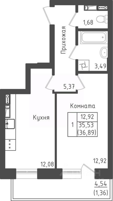 Apartment Sale, 36.89 sq. m. at Zeleny Oazis-Gorod, derevnya Rybaki, Dmitrovskiy Urban District, Moscow Region, Russia #1 Apartment Sale, 36.89 sq. m. at Zeleny Oazis-Gorod, derevnya Rybaki, Dmitrovskiy Urban District, Moscow Region, Russia #1