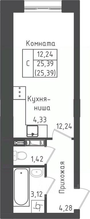 Apartment Sale, 25.39 sq. m. at Zeleny Oazis-Gorod, derevnya Rybaki, Dmitrovskiy Urban District, Moscow Region, Russia #1 Apartment Sale, 25.39 sq. m. at Zeleny Oazis-Gorod, derevnya Rybaki, Dmitrovskiy Urban District, Moscow Region, Russia #1