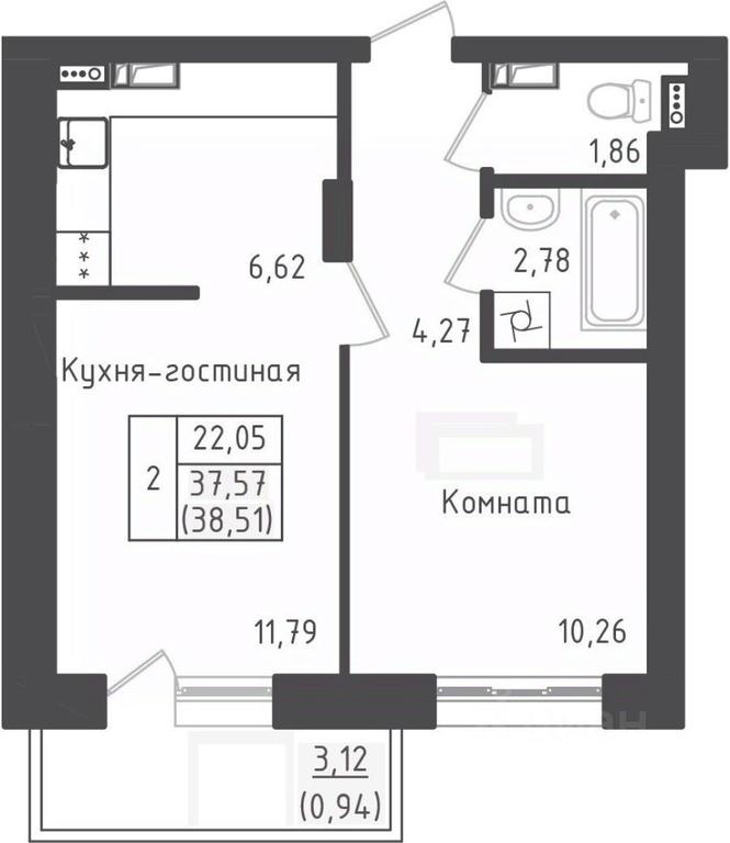 Apartment Sale, 38.51 sq. m. at Zeleny Oazis-Gorod, derevnya Rybaki, Dmitrovskiy Urban District, Moscow Region, Russia #1 Apartment Sale, 38.51 sq. m. at Zeleny Oazis-Gorod, derevnya Rybaki, Dmitrovskiy Urban District, Moscow Region, Russia #1