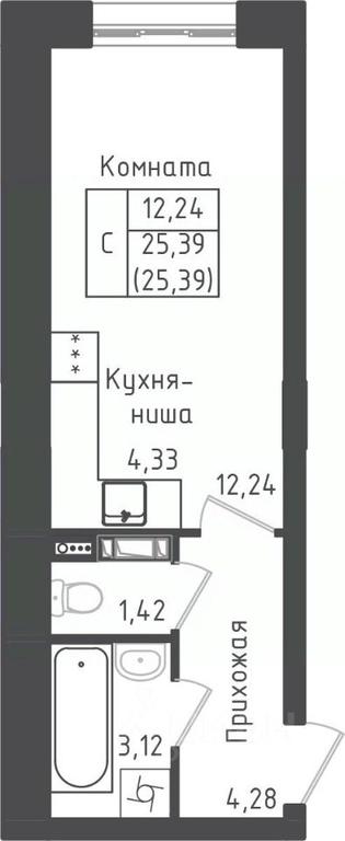 Apartment Sale, 25.39 sq. m. at Zeleny Oazis-Gorod, derevnya Rybaki, Dmitrovskiy Urban District, Moscow Region, Russia #1 Apartment Sale, 25.39 sq. m. at Zeleny Oazis-Gorod, derevnya Rybaki, Dmitrovskiy Urban District, Moscow Region, Russia #1