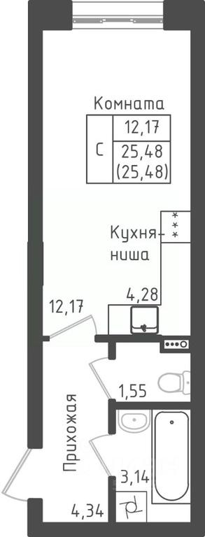 Apartment Sale, 25.48平方米 at Zeleny Oazis-Gorod, derevnya Rybaki, Dmitrovskiy Urban District, Moscow Region, Russia #1 Apartment Sale, 25.48平方米 at Zeleny Oazis-Gorod, derevnya Rybaki, Dmitrovskiy Urban District, Moscow Region, Russia #1