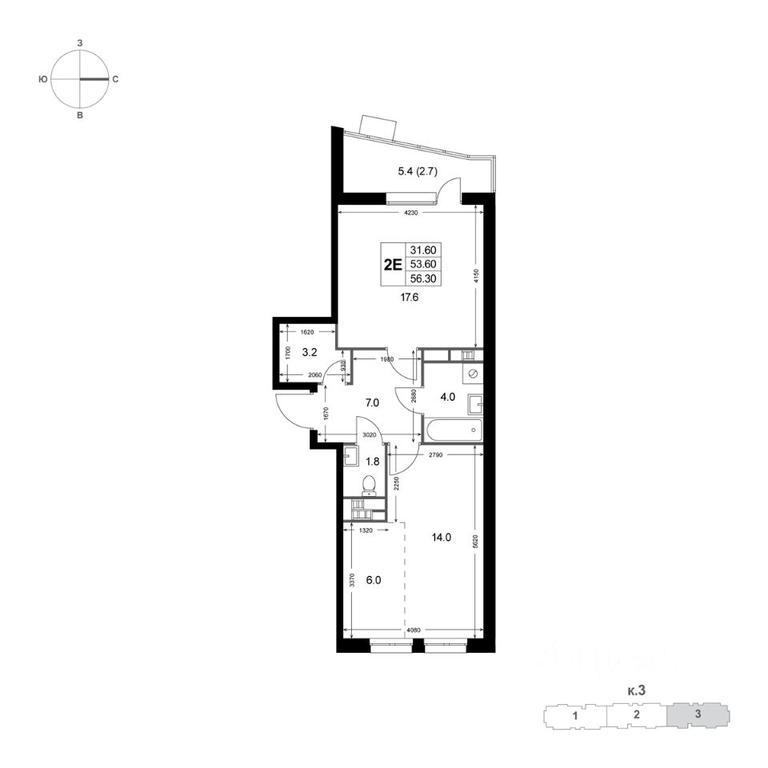 1-BD Apartment Sale, 56.3 sq. m. at Legenda Korenyovo, ulitsa Lorkha, dachny posyolok Kraskovo, Lubertsy City District, Moscow Region, Russia #1 1-BD Apartment Sale, 56.3 sq. m. at Legenda Korenyovo, ulitsa Lorkha, dachny posyolok Kraskovo, Lubertsy City District, Moscow Region, Russia #1