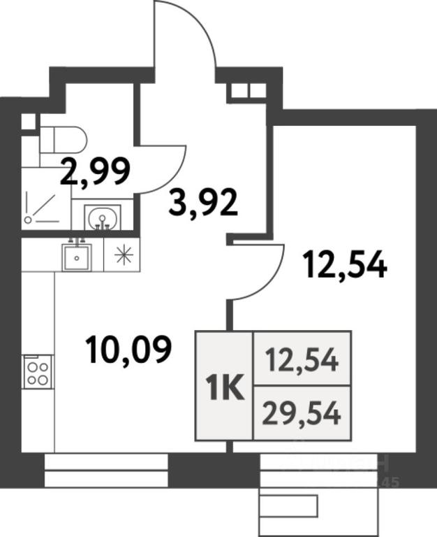 Apartment Sale, 30.2 sq. m. at Smart Garden (Smart Garden), 5-ya ulitsa Lesnyye Polyany, posyolok Gazoprovod, Kommunarka District, Novomoskovskiy Administrative Okrug, Moscow, Russia #1 Apartment Sale, 30.2 sq. m. at Smart Garden (Smart Garden), 5-ya ulitsa Lesnyye Polyany, posyolok Gazoprovod, Kommunarka District, Novomoskovskiy Administrative Okrug, Moscow, Russia #1
