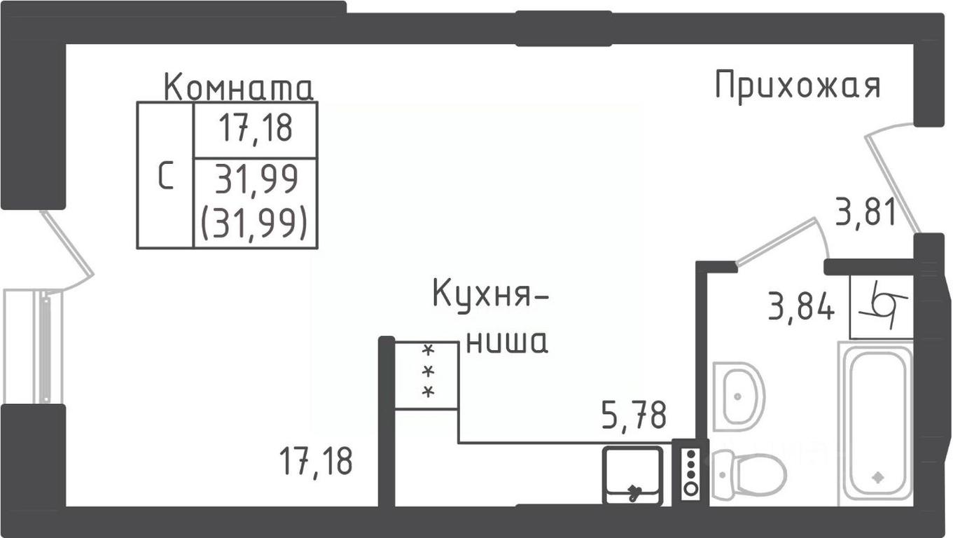 Apartment Sale, 31.99平方米 at Zeleny Oazis-Gorod, derevnya Rybaki, Dmitrovskiy Urban District, Moscow Region, Russia #1 Apartment Sale, 31.99平方米 at Zeleny Oazis-Gorod, derevnya Rybaki, Dmitrovskiy Urban District, Moscow Region, Russia #1
