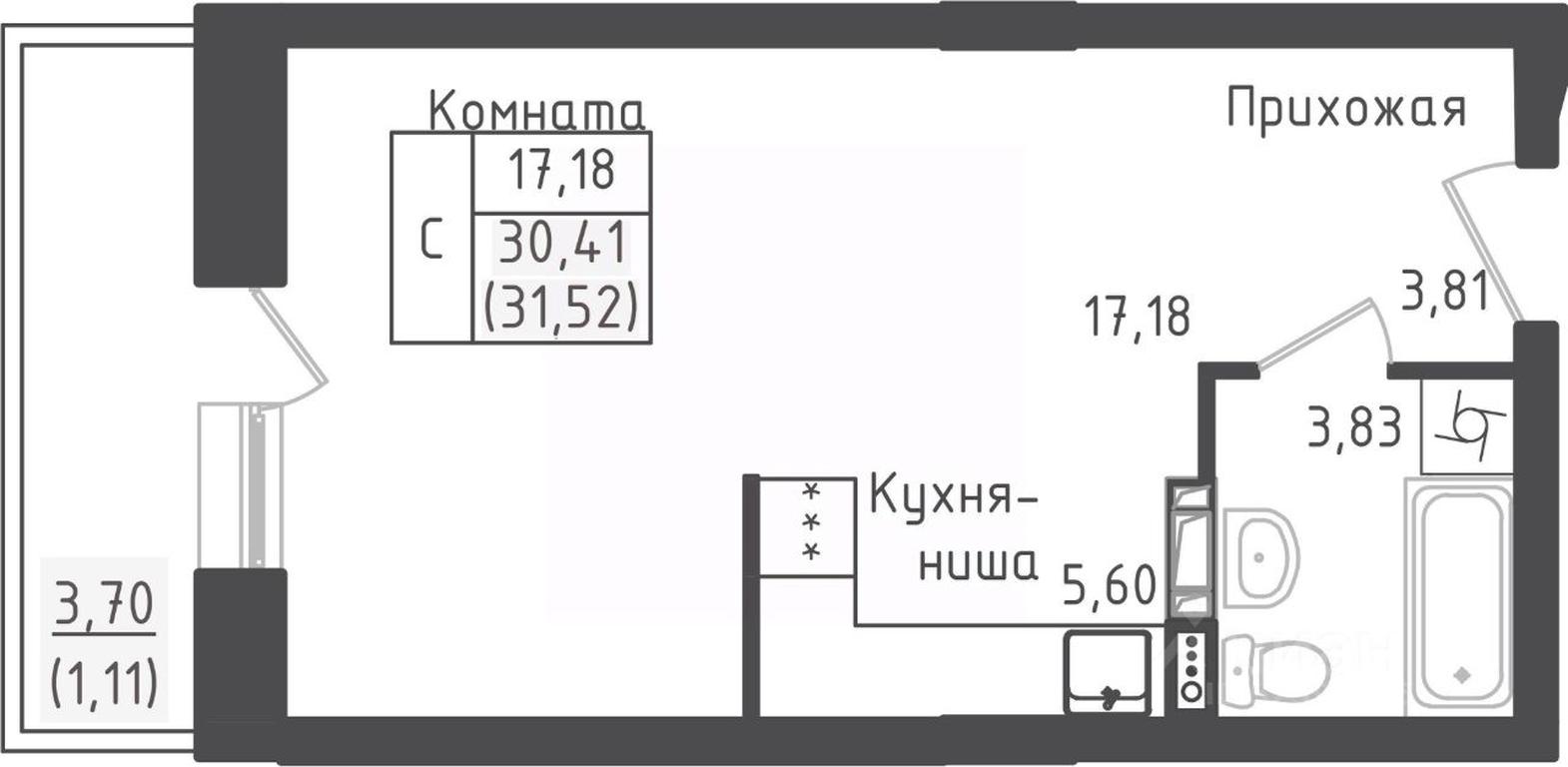Apartment Sale, 31.52 sq. m. at Zeleny Oazis-Gorod, derevnya Rybaki, Dmitrovskiy Urban District, Moscow Region, Russia #1 Apartment Sale, 31.52 sq. m. at Zeleny Oazis-Gorod, derevnya Rybaki, Dmitrovskiy Urban District, Moscow Region, Russia #1