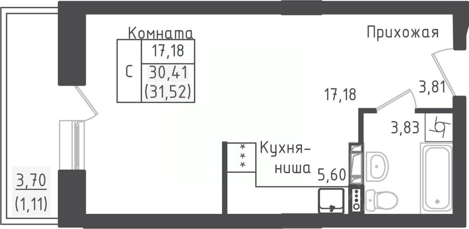 Apartment Sale, 31.52 sq. m. at Zeleny Oazis-Gorod, derevnya Rybaki, Dmitrovskiy Urban District, Moscow Region, Russia #1 Apartment Sale, 31.52 sq. m. at Zeleny Oazis-Gorod, derevnya Rybaki, Dmitrovskiy Urban District, Moscow Region, Russia #1