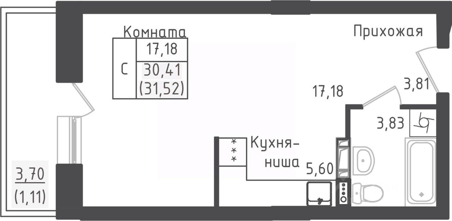 Apartment Sale, 31.52 sq. m. at Zeleny Oazis-Gorod, derevnya Rybaki, Dmitrovskiy Urban District, Moscow Region, Russia #1 Apartment Sale, 31.52 sq. m. at Zeleny Oazis-Gorod, derevnya Rybaki, Dmitrovskiy Urban District, Moscow Region, Russia #1