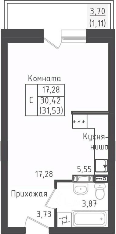 Apartment Sale, 31.53 sq. m. at Zeleny Oazis-Gorod, derevnya Rybaki, Dmitrovskiy Urban District, Moscow Region, Russia #1 Apartment Sale, 31.53 sq. m. at Zeleny Oazis-Gorod, derevnya Rybaki, Dmitrovskiy Urban District, Moscow Region, Russia #1