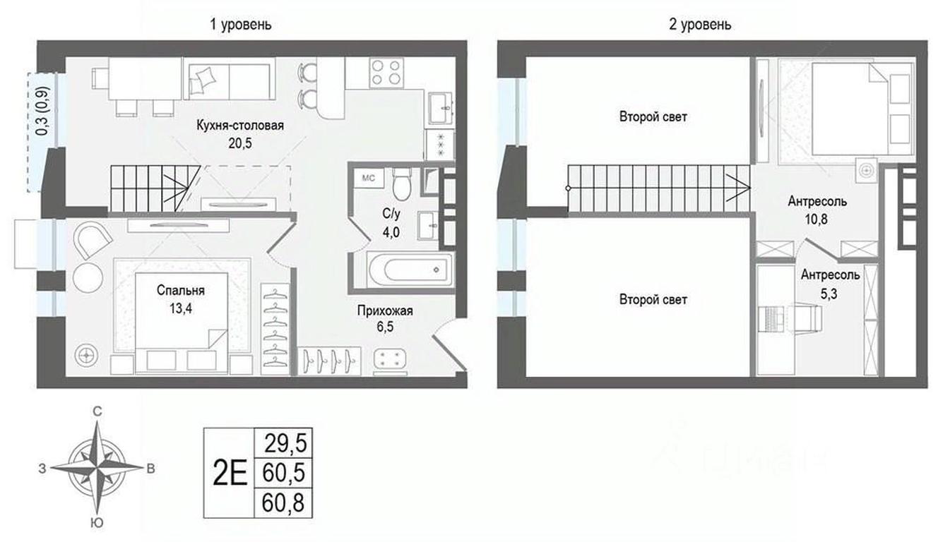 1-BD Apartment Sale, 60.5 sq. m. at KINOKVARTAL, Solnechnaya Street, Pervomayskiy Microdistrict, Korolyov, Moscow Region, Russia #1 1-BD Apartment Sale, 60.5 sq. m. at KINOKVARTAL, Solnechnaya Street, Pervomayskiy Microdistrict, Korolyov, Moscow Region, Russia #1