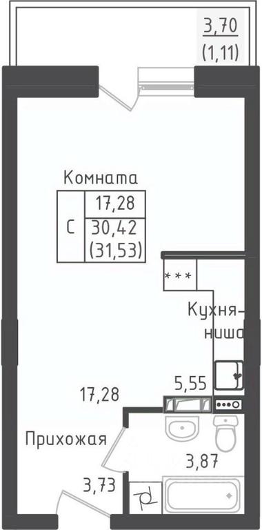 Apartment Sale, 31.53 sq. m. at Zeleny Oazis-Gorod, derevnya Rybaki, Dmitrovskiy Urban District, Moscow Region, Russia #1 Apartment Sale, 31.53 sq. m. at Zeleny Oazis-Gorod, derevnya Rybaki, Dmitrovskiy Urban District, Moscow Region, Russia #1