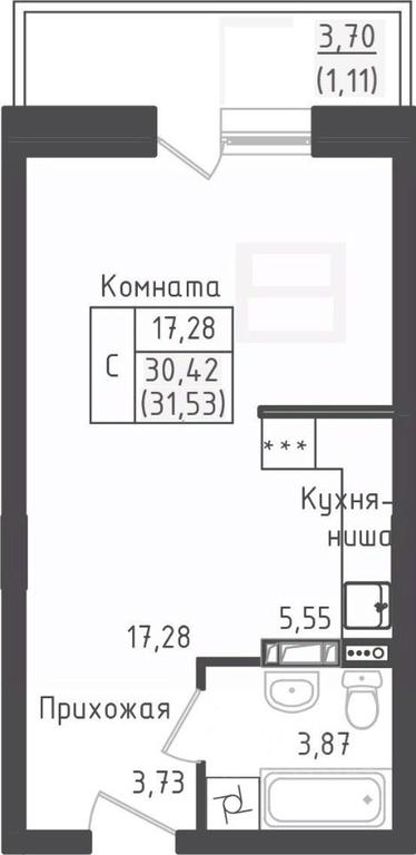 Apartment Sale, 31.53 sq. m. at Zeleny Oazis-Gorod, derevnya Rybaki, Dmitrovskiy Urban District, Moscow Region, Russia #1 Apartment Sale, 31.53 sq. m. at Zeleny Oazis-Gorod, derevnya Rybaki, Dmitrovskiy Urban District, Moscow Region, Russia #1